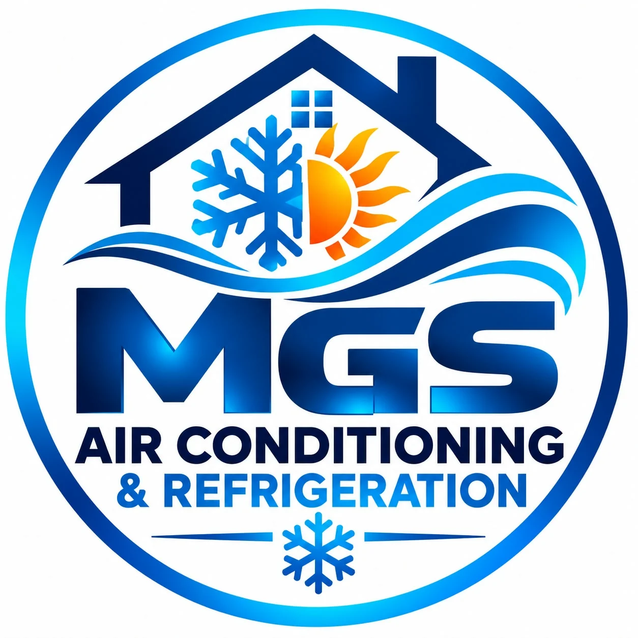 Modern air conditioning unit installation on a commercial building roof